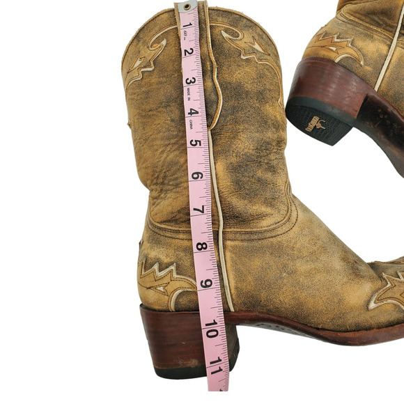 Old Gringo Western Cowgirl Cowboy Short Tip Boots - Picture 10 of 11